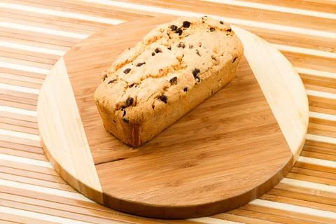 Chocolate fruitcake Stock Photos
