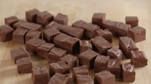 Chocolate fudge Video stock 24672779