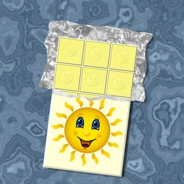 Chocolate generated texture background Stock Illustration