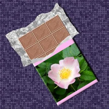 Chocolate generated texture background Stock Illustration