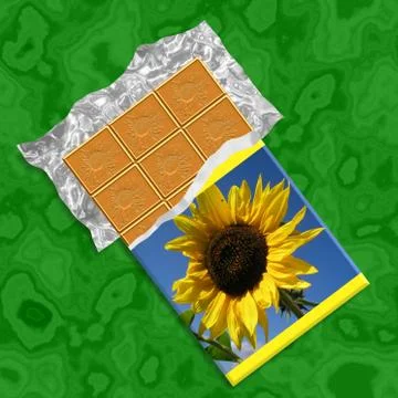 Chocolate generated texture background Stock Illustration