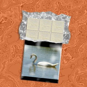 Chocolate generated texture background Stock Illustration