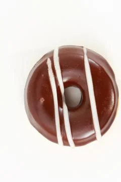 Chocolate glazed donut Stock-Fotos
