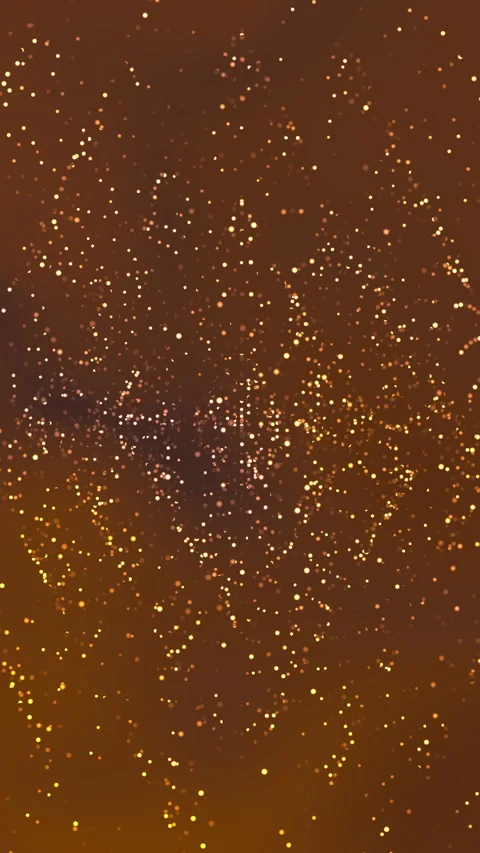 Chocolate glitter particles floating abstract bokeh background vertical luxury Stock Footage 328439428