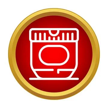 Chocolate hazelnut spread jar product icon design 스톡 일러스트