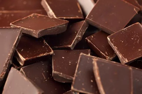 Chocolate heap Stock Photos