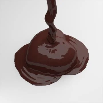 Chocolate heart. Illustrazione stock
