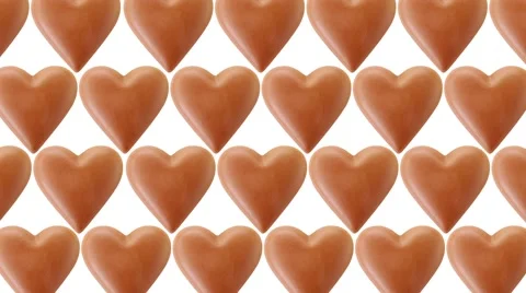  CHOCOLATE HEARTS  IN CLOSE UP TRACKING SHOT  Vidéo 62232670