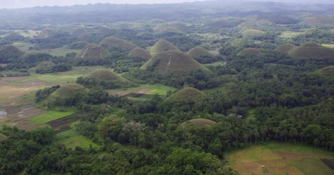 Chocolate Hills of Bohol Video stock 45816079