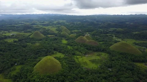Chocolate Hills Stock Footage 148245171