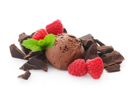 Chocolate Ice Cream Stock Photos