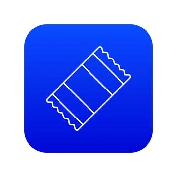 Chocolate icon blue Illustrazione stock