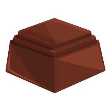 Chocolate icon cartoon vector. Candy bar イラスト素材