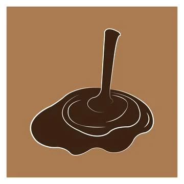 Chocolate  icon design Stock Illustration