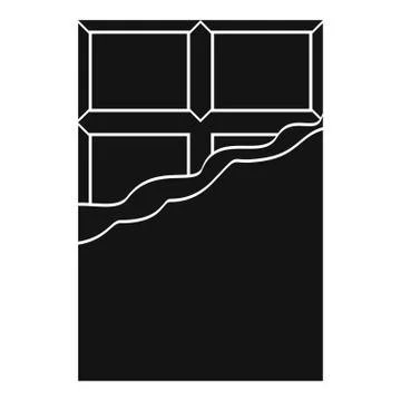 Chocolate icon , simple style 스톡 일러스트