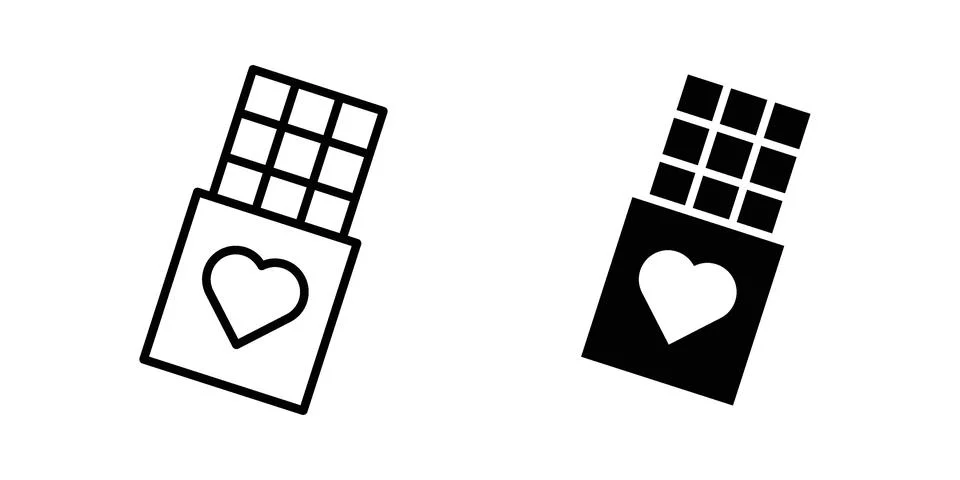 Chocolate icon vector design illustrations Stock Illustration