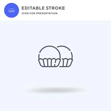 Chocolate icon vector, filled flat sign, solid pictogram isolated on white, l イラスト素材