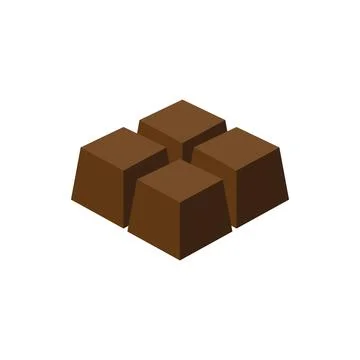 Chocolate icon vector Stock Illustration