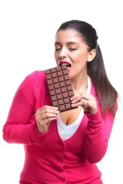 Chocolate indulgence Stock Photos