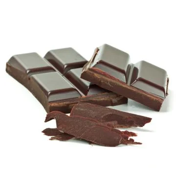 Chocolate isolated Stock Photos