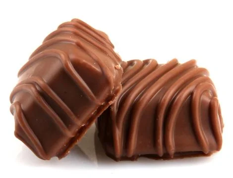 Chocolate isolated on a white background Stock-Fotos
