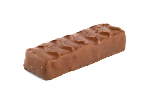 Chocolate isolated on white Stock Photos