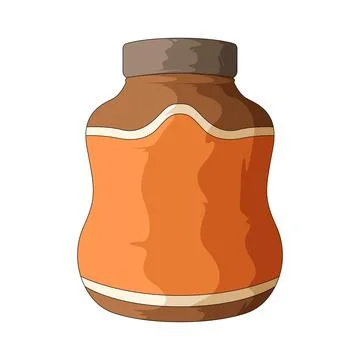 Chocolate jar illustration Stock Illustration