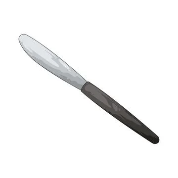 Chocolate knife illustration イラスト素材