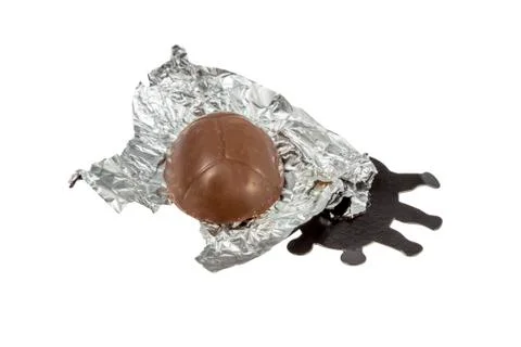 Chocolate ladybird Stock Photos