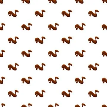 Chocolate liquid drops forming seamless pattern background Illustrazione stock