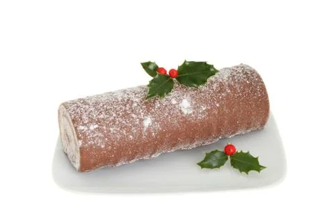 Chocolate log Stock Photos