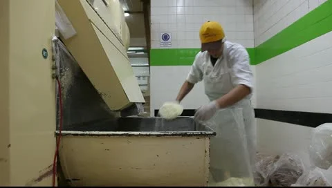 Chocolate-making factory in the