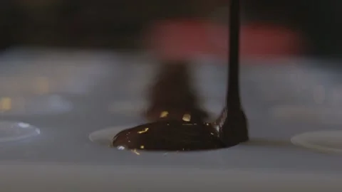 Chocolate making phase luquid chocolate Stock Footage 229718428