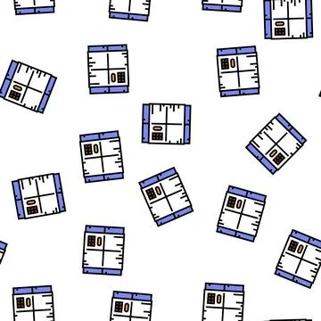 Chocolate manufacture tool vector seamless pattern Stock Illustration