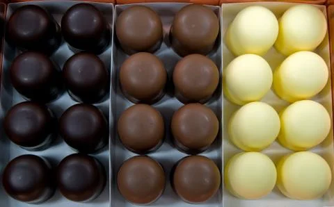 Chocolate marshmallow 스톡 사진