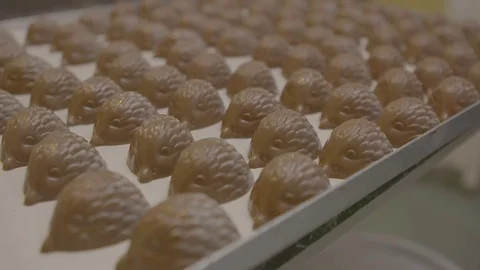 Chocolate mice desserts Stock Footage 74069671