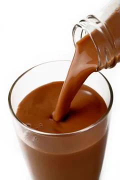 Chocolate milk Stock Photos