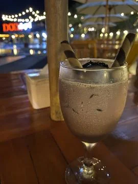 Chocolate Milkshake Delight Foto stock