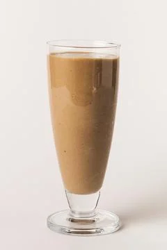 Chocolate milkshake studio shot Stock Photos