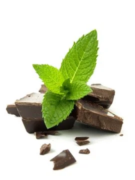 Chocolate mint Stock Photos