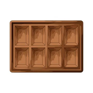 Chocolate mold illustration Stock Illustration