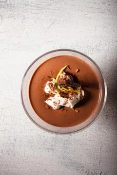 Chocolate Mousse Dessert Stock Photos