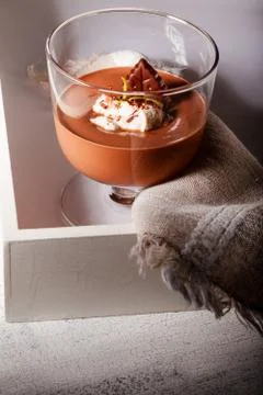 Chocolate Mousse Dessert Stock Photos