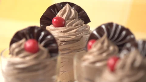 Chocolate Mousse Stock Footage 39517181