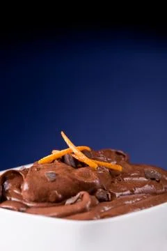 Chocolate mousse Stock Photos