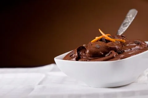 Chocolate mousse Stock Photos