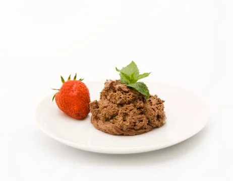 Chocolate mousse Stock Photos