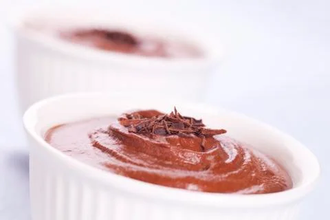 Chocolate mousse Foto stock