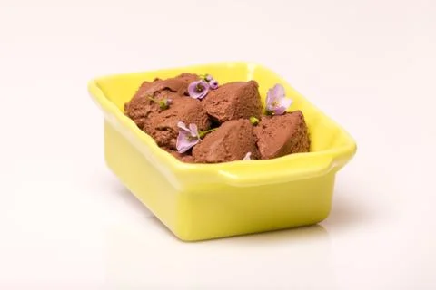 Chocolate mousse Stock Photos