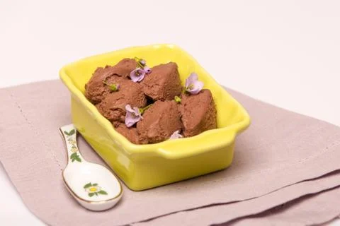 Chocolate mousse Stock Photos
